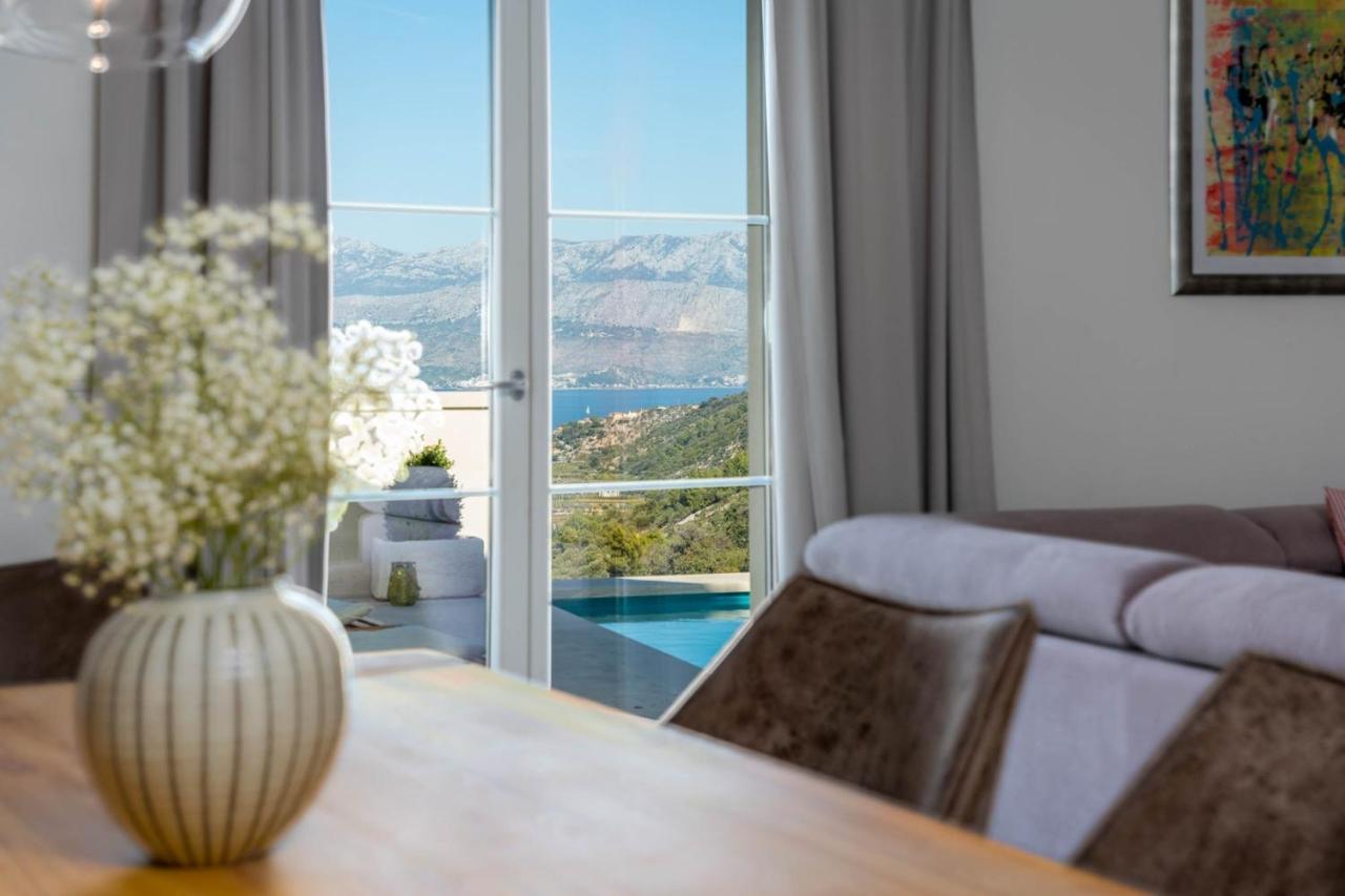 New Villa Ani! Traditional And Luxurious 4-Bedroom Villa With Heated Pool And Sea Views 波斯蒂勒 外观 照片