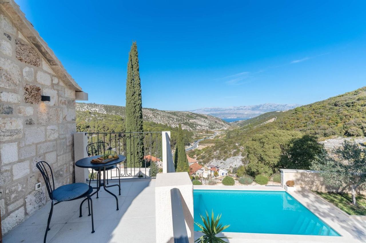New Villa Ani! Traditional And Luxurious 4-Bedroom Villa With Heated Pool And Sea Views 波斯蒂勒 外观 照片
